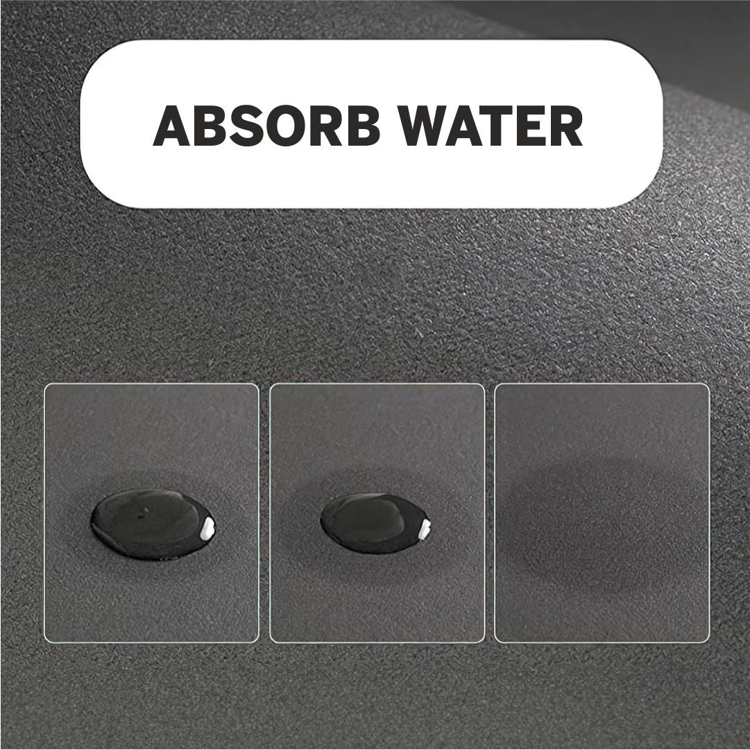 Luxury Pebble Pattern 3-Piece Bathroom Mat Set
