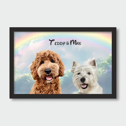 Personalised Light Up Picture Frame (2 Pets)