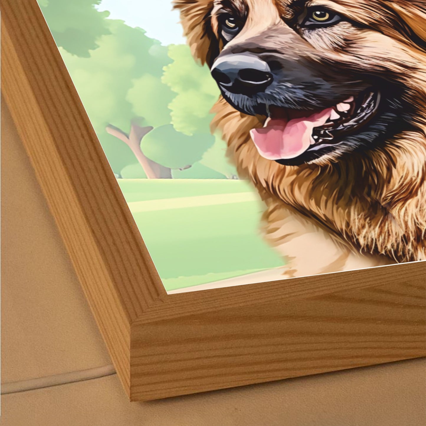 Personalised Light Up Picture Frame (Dog)